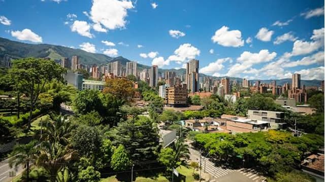 Levantamiento con sistema lidar en Medellín, Colombia