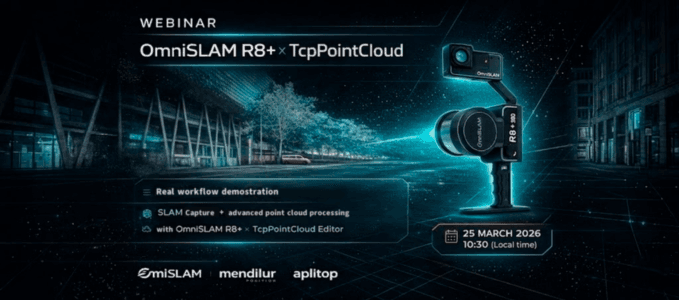 Webinar OmniSLAM R8+ & Software tcp Pointcloud Editor de Aplitop