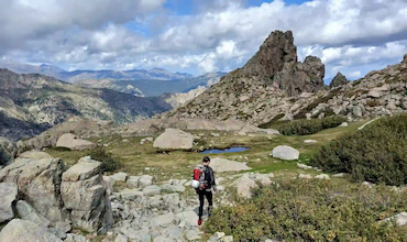 LiDAR Identification of Mountain Peaks in Corsica, France