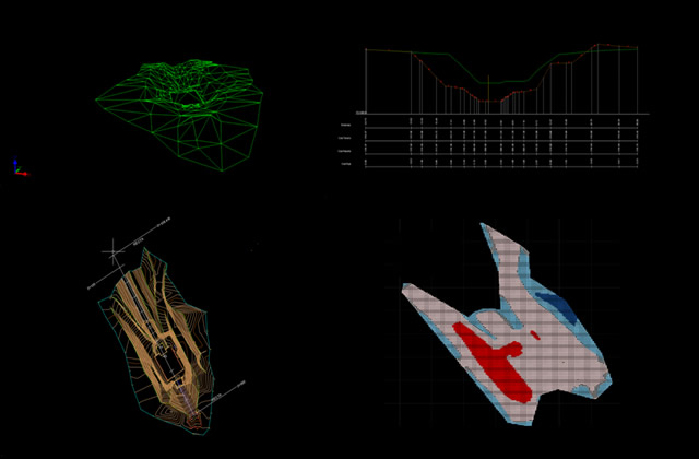 Earthwork Design and Calculation in Merida, Spain en india