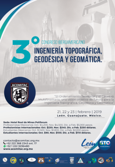 OMPHIKA participa en el 3er Congreso Iberoamericano de Ingeniería Topográfica, Geodésica y Geomática